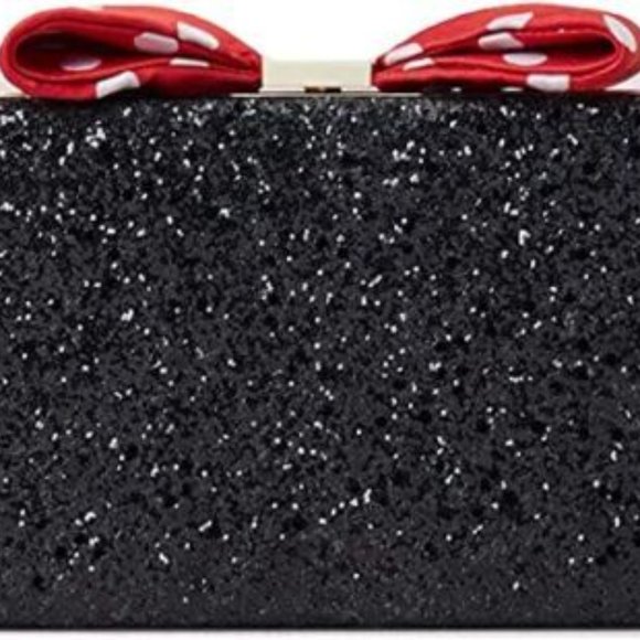 NWT Kate Spade Minnie Mouse Minnie Bow Clasp Clutch Crossbody - Picture 10 of 12